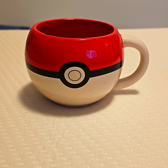Pokemon Other - 2014 Pokemon Mug Poke Ball Ceramic Figural Anime 11oz Just Funky